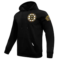 Sweat à capuche classique Pro Standard noir des Bruins de Boston pour hommes