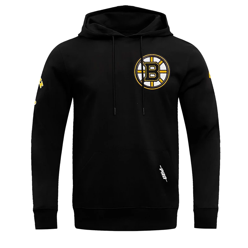 Sweat à capuche classique Pro Standard noir des Bruins de Boston pour hommes