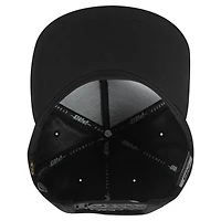 Men's Pro Standard Black Boston Bruins Paint the City Pinch Front Snapback Hat