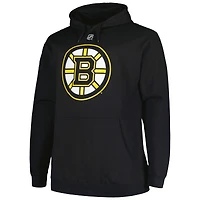 Profil pour hommes David Pastrnak Noir Bruins de Boston grand et nom numéro Pull à capuche