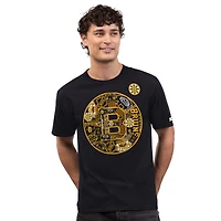 Men's Starter  Black Boston Bruins Logo Collage T-Shirt
