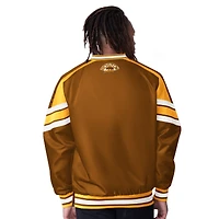 Veste à col en V noire pour homme des Bruins de Boston