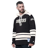 Men's Starter  Black Boston Bruins Slapshot Fashion Hoodie