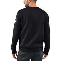 Men's Starter x NHL Black Ice Boston Bruins Cross Check Pullover Sweatshirt