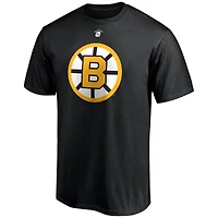 T-shirt noir Willie O'Ree pour homme avec nom et numéro de joueur retraité des Bruins Boston authentique Stack