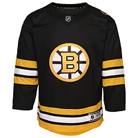 Maillot noir réplique domicile des Bruins de Boston pour enfants d'âge préscolaire