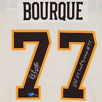 Ray Bourque Boston Bruins Autographed 100th Anniversary Season Cream Alternate adidas Jersey with Multiple Inscriptions - Limited Edition of 10