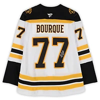 Maillot Fanatics blanc autographié par Ray Bourque des Bruins de Boston