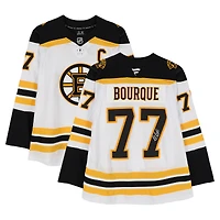 Maillot Fanatics blanc autographié par Ray Bourque des Bruins de Boston