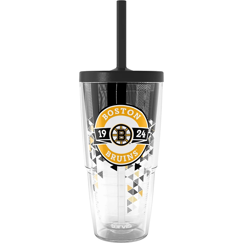 Gobelet classique Tervis Boston Bruins de 24 oz avec couvercle à paille