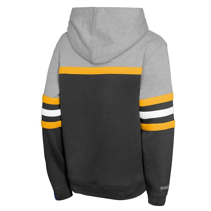 Sweat à capuche noir Mitchell & Ness pour tout-petit, entraîneur-chef des Bruins de Boston