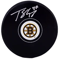 Rondelle de hockey autographiée des Bruins de Boston Torey Krug