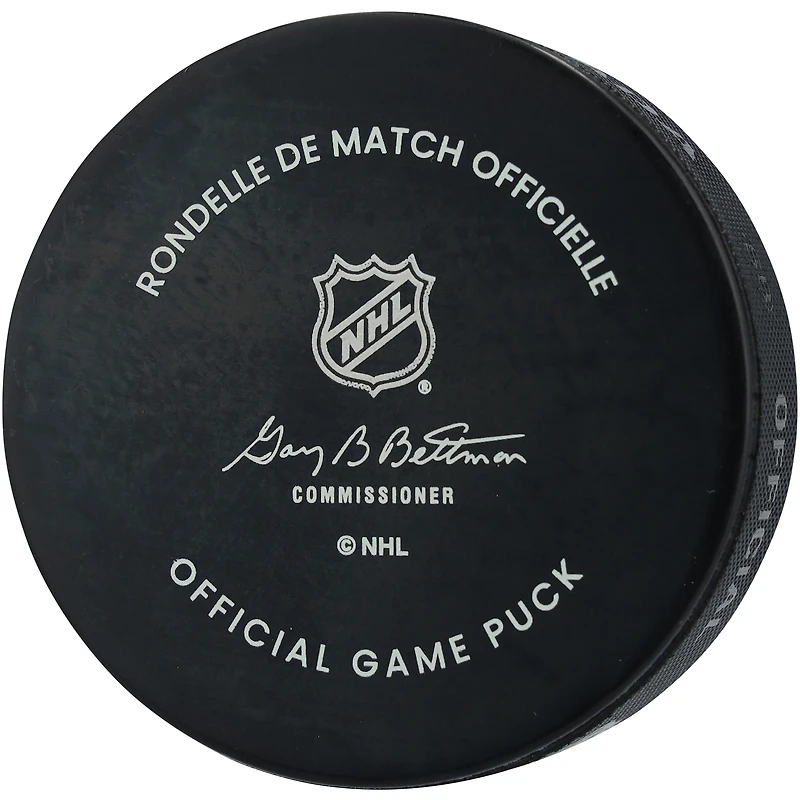 Tuukka Rask Boston Bruins Autographed 100th Anniversary Official Game Puck 