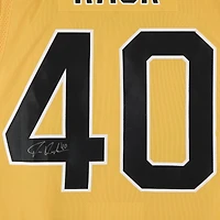 Maillot rétro adidas authentique dédicacé par Tuukka Rask des Bruins de Boston 2021