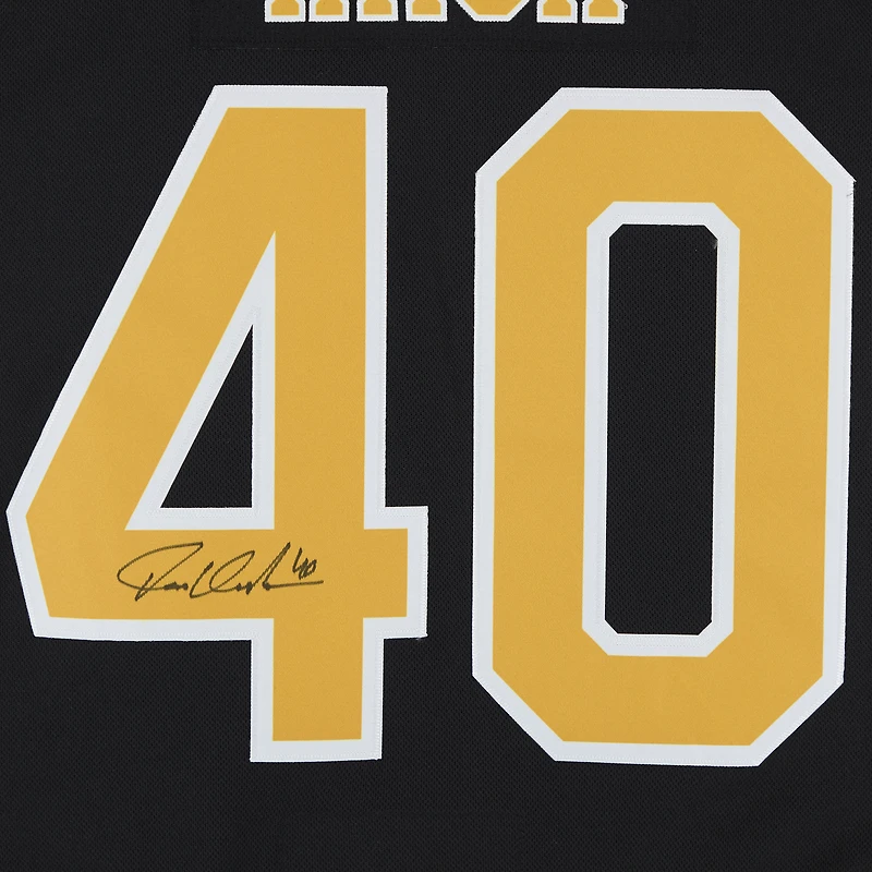 Maillot adidas authentique noir autographié par Tuukka Rask des Bruins de Boston