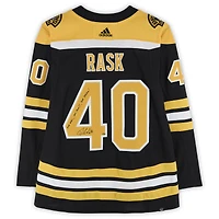 Tuukka Rask Boston Bruins Autographed Black adidas Authentic Jersey with Multiple Inscriptions - Limited Edition #10/10