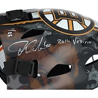 Tuukka Rask Boston Bruins Autographed Replica Goalie Mask with "2014 Vezina" Inscription - Limited Edition #1/25
