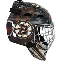 Réplique du masque de gardien de but dédicacé Tuukka Rask des Bruins de Boston avec inscription « 2014 Vézina » - Édition limitée à 25 exemplaires