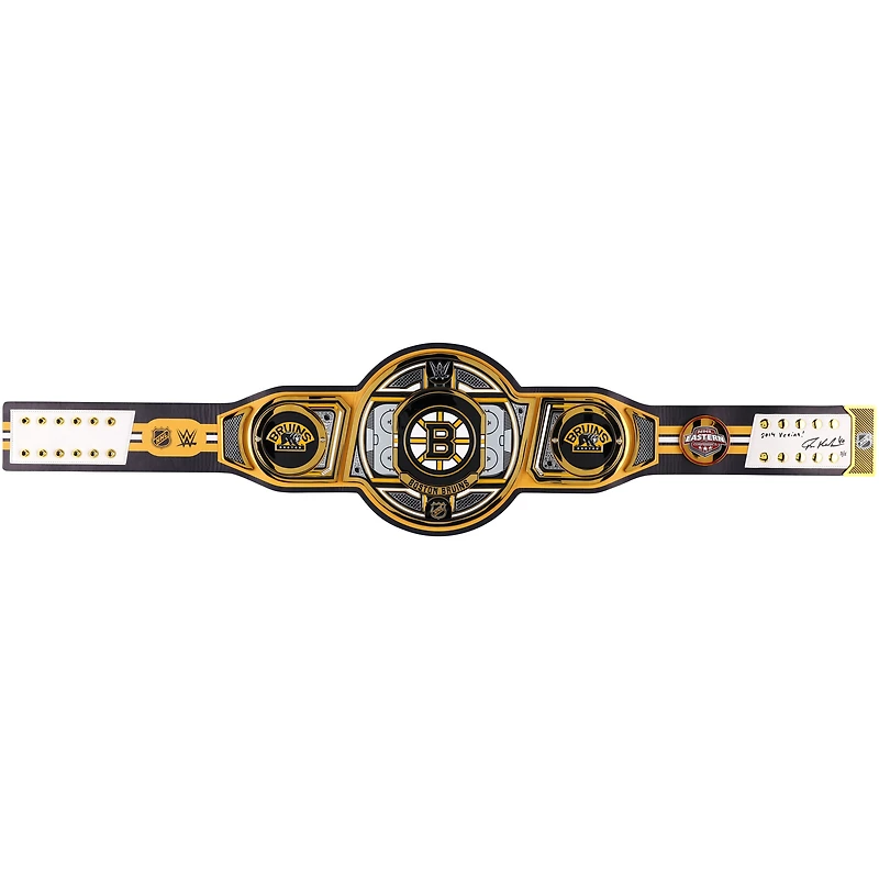 Tuukka Rask Boston Bruins Autographed WWE Legacy Title Belt with "2014 Vezina" Inscription - Limited Edition of 5