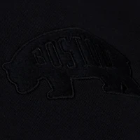 Sweat-shirt unisexe Mitchell & Ness Boston Bruins Phantom Fleece à col rond noir