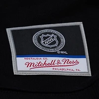 Unisex Mitchell & Ness Black Boston Bruins Phantom Fleece Crew Neck Sweatshirt