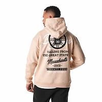 Unisex The Wild Collective  Cream Boston Bruins Pullover Hoodie
