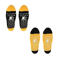 Women's Starter  Black/Gold Boston Bruins Home and Away Cozy Socks 2 Pack