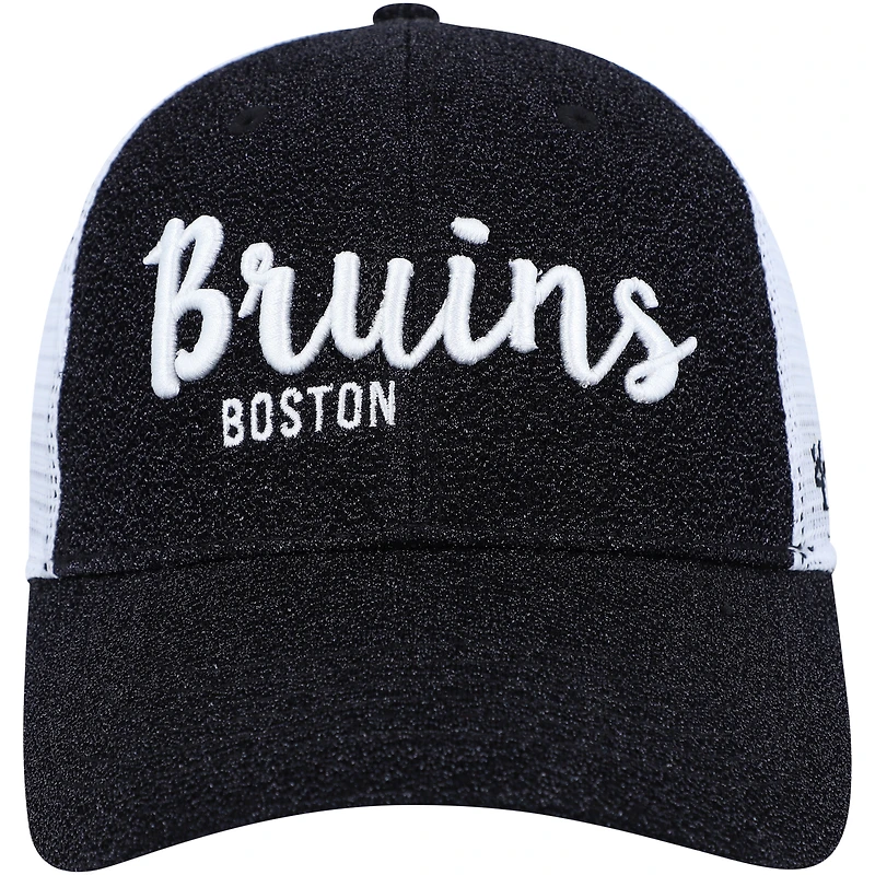 Casquette Snapback Boston Bruins Encore MVP '47 noire/blanche pour femme