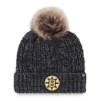 Bonnet en tricot à revers Meeko des Bruins de Boston noir 47 pour femme