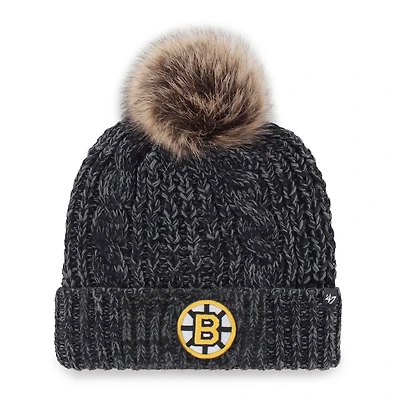 Women's '47 Black Boston Bruins Meeko Cuffed Knit Hat