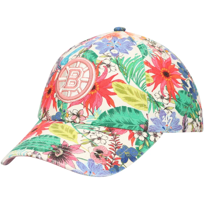 Casquette réglable '47 crème pour femmes des Bruins de Boston Pollinator Clean Up