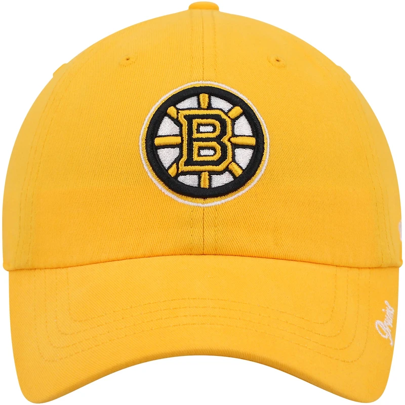 Casquette réglable '47 Gold Boston Bruins Team Miata Clean Up pour femme