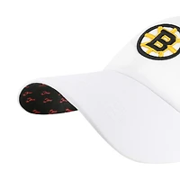 Women's '47 White Boston Bruins Confetti Clean Up Adjustable Hat