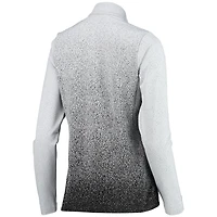 Women's Antigua White/Black Boston Bruins Guide Desert Dry Full-Zip Jacket