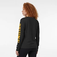 Women's Champion  Black Boston Bruins 2-Hit Long Sleeve T-Shirt