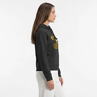 Women's Champion  Black Boston Bruins Arched Pill Box Hoodie