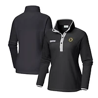 Veste noire à demi-pression Columbia pour femmes des Bruins de Boston Benton Springs