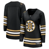 Maillot noir alternatif des Bruins de Boston pour le 100e anniversaire Fanatics femmes