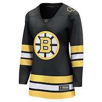 Women's Fanatics  Black Boston Bruins Anniversary Home Breakaway Jersey
