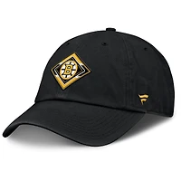 Casquette ajustable authentique Pro Rink des Bruins de Boston pour femmes Fanatics noire