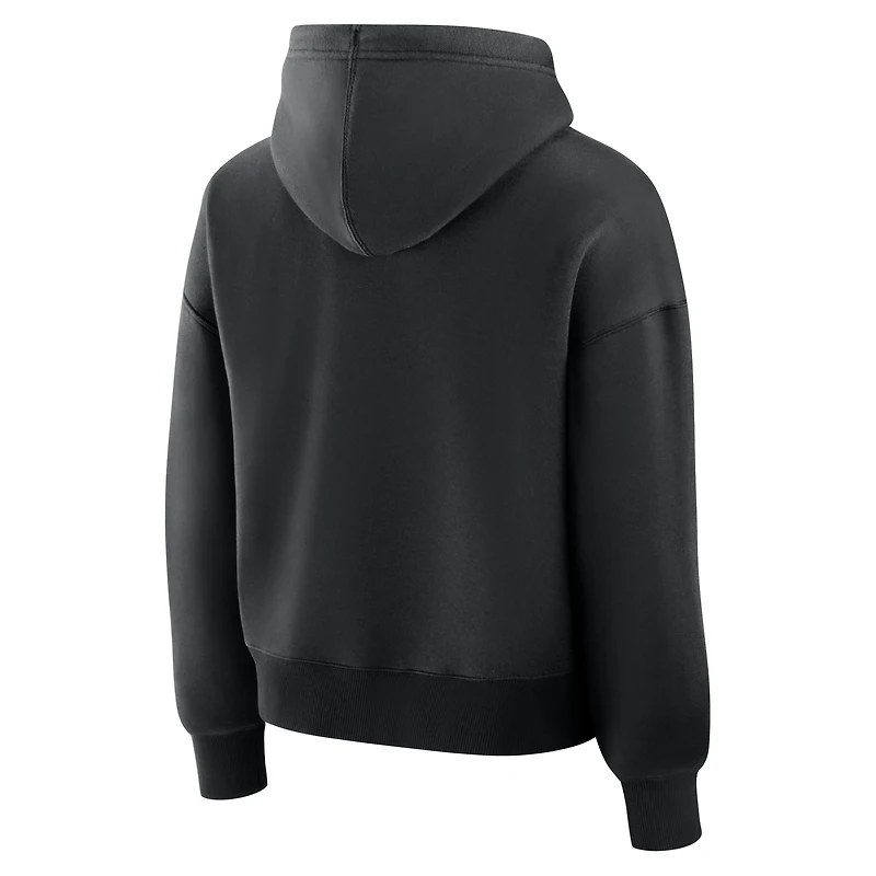 Women's Fanatics Black Boston Bruins Essential Hoodie