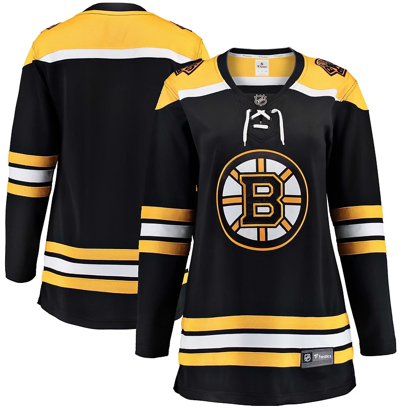 Women's Fanatics  Black Boston Bruins Home Breakaway Jersey