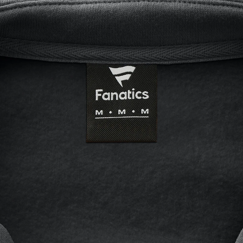 Sweat-shirt à lacets en polaire glacée Fanatics noir des Bruins de Boston pour femmes