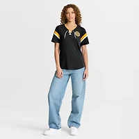 Women's Fanatics Black Boston Bruins Offside Athena T-Shirt