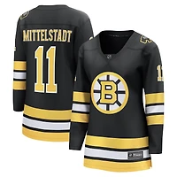 Maillot de joueuse échappée à domicile des Bruins Boston noir Casey Mittelstadt pour femmes Fanatics