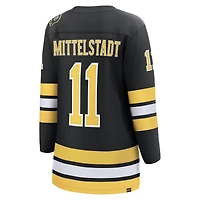 Maillot de joueuse échappée à domicile des Bruins Boston noir Casey Mittelstadt pour femmes Fanatics