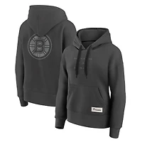 Sweat à capuche ton sur subtil Elements Future Ground de Boston Bruins Fanatics pour femmes, charbon bois