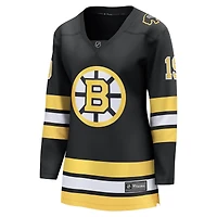 Maillot de joueur échappé à domicile des Bruins Boston noir John Beecher pour femmes Fanatics