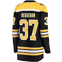 Women's Fanatics Patrice Bergeron Black Boston Bruins Home Breakaway Jersey