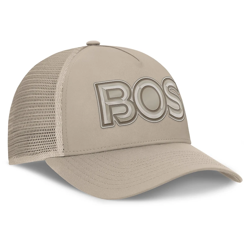 Casquette ajustable Fanatics Tan Authentic Pro Road Trucker des Bruins de Boston pour femmes